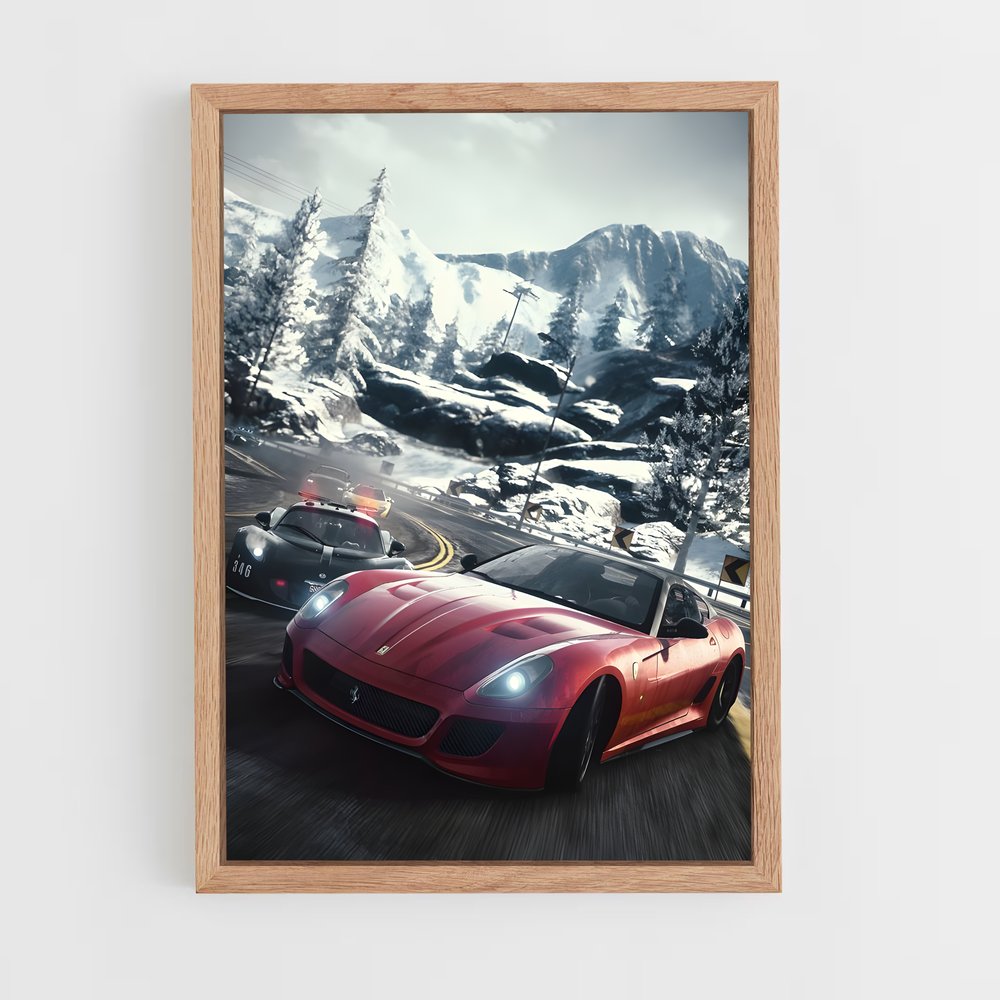 Poster Need de for – affiche Need for speed (vue 4)